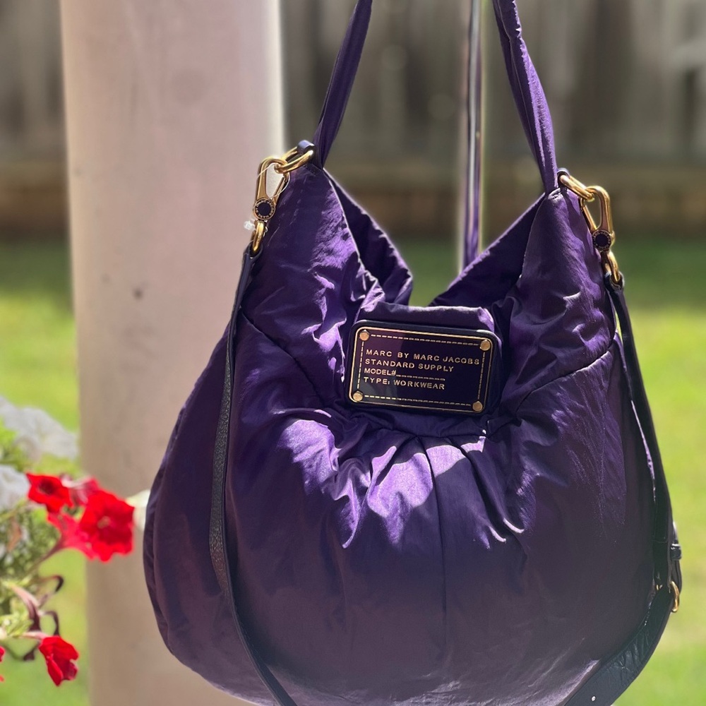 Marc by Marc Jacobs Deep Purple Hobo Bag